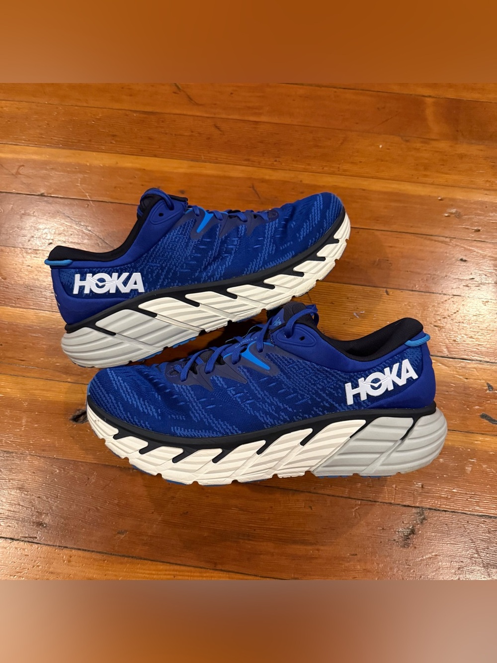 Men’s HOKA Gaviota 4 - Bluing/Blue Graphite size 14D.